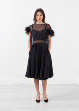 Load image into Gallery viewer, Organza Feather Top